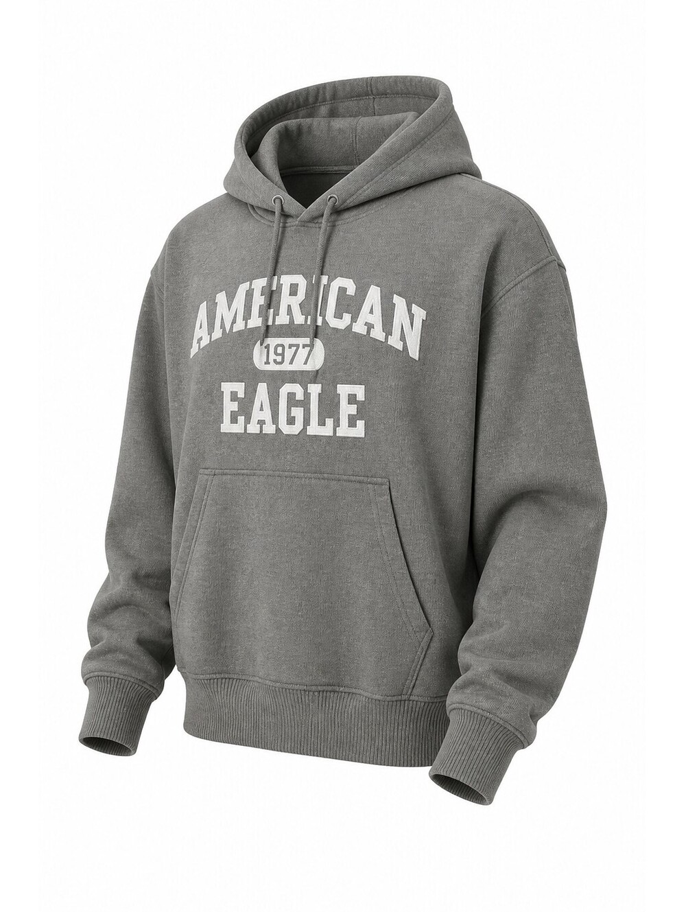 American Eagle 1977 Hoodie XXS Gray Classic Logo Pullover